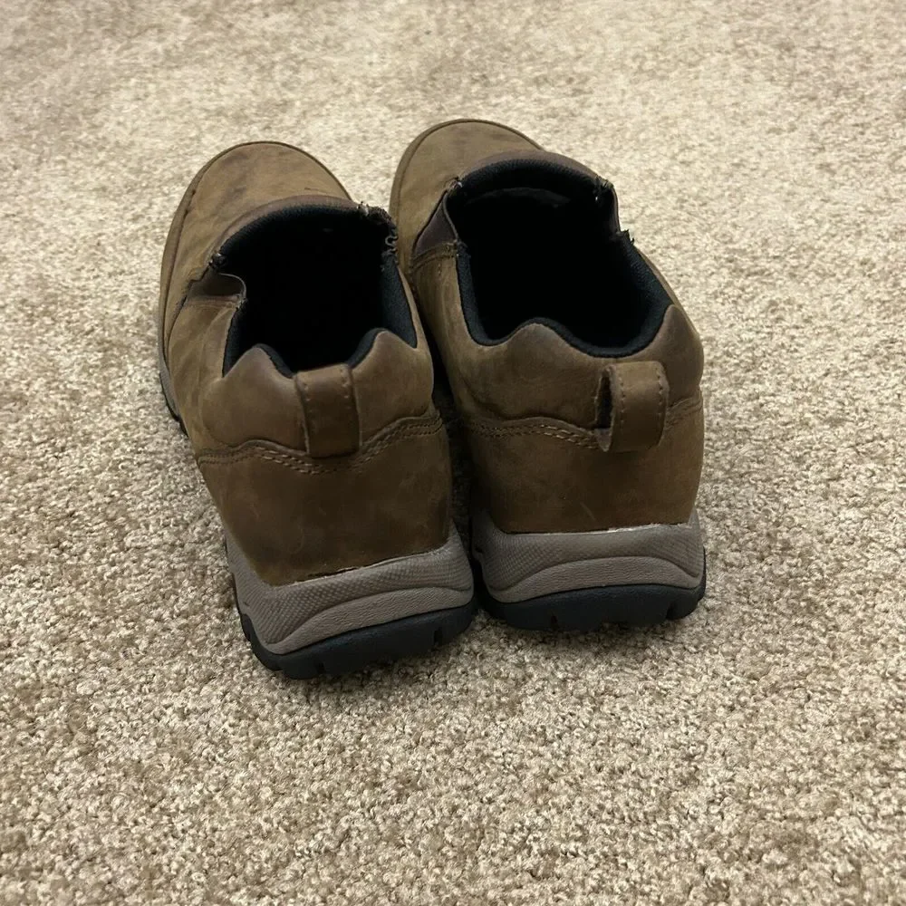 Duluth Trading Men's‎ Leather Slip Resistant Slip On Shoe Size 9 M Brown 49521